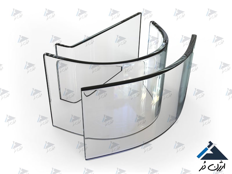 فروش شیشه قوس دار