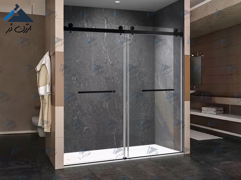 کابین دوش شیشه ای دور دوش شیشه ای