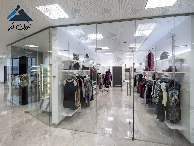 شیشه فروشگاه شیشه مغازه