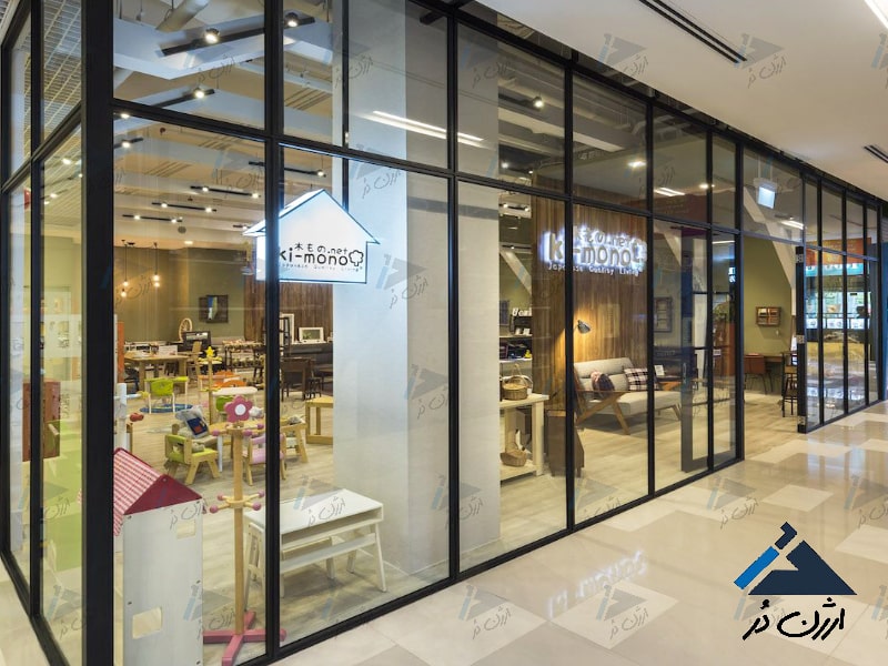 شیشه فروشگاه شیشه مغازه