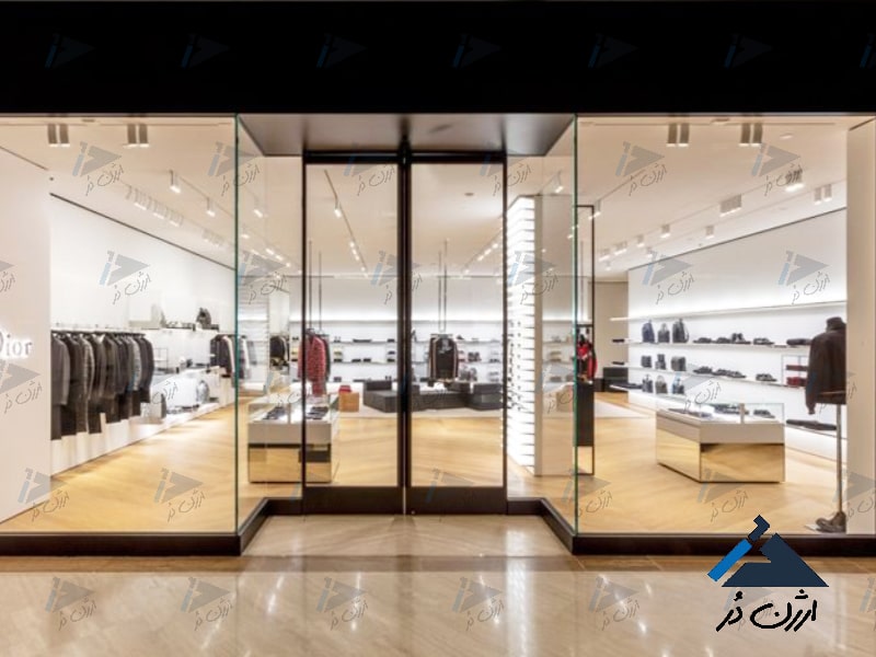 شیشه فروشگاه شیشه مغازه
