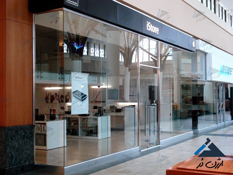 شیشه فروشگاه شیشه مغازه