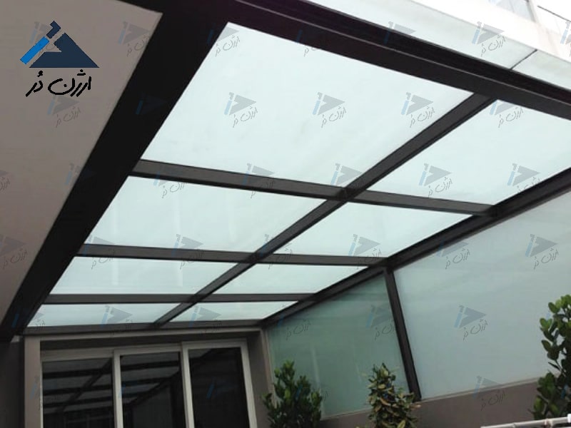 سقف شیشه ای نورگیر شیشه ای