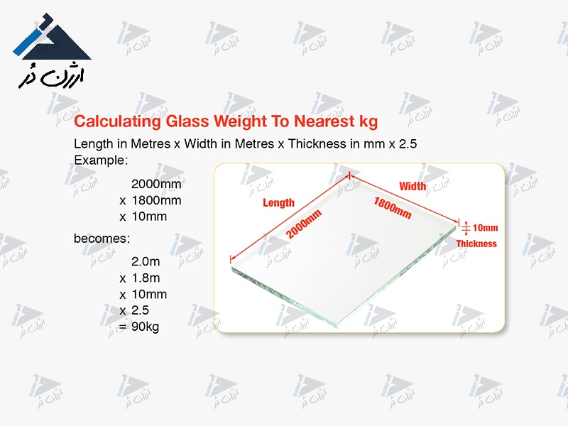 وزن شیشه سکوریت وزن شیشه