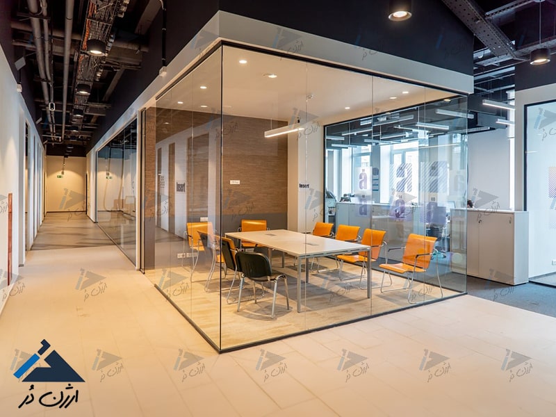 پارتیشن شیشه‌ای فریملس 