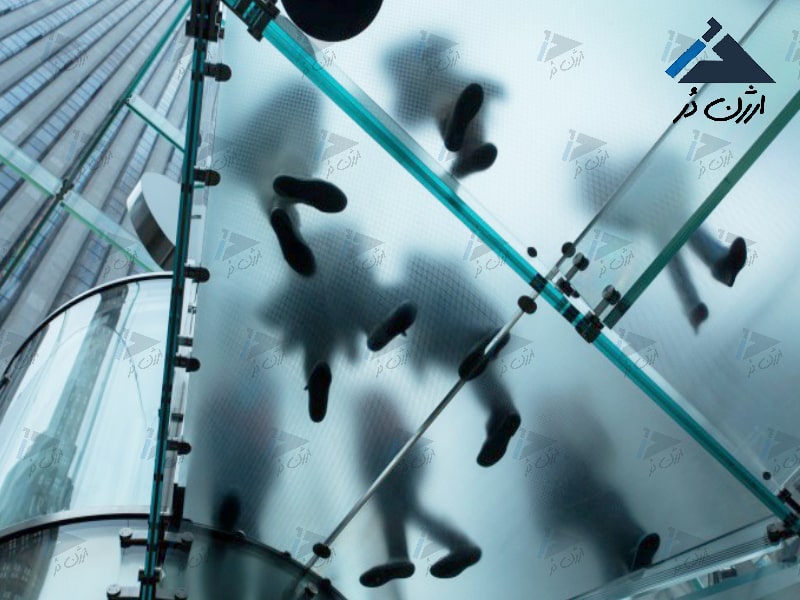 کف شیشه ای کفپوش شیشه ای