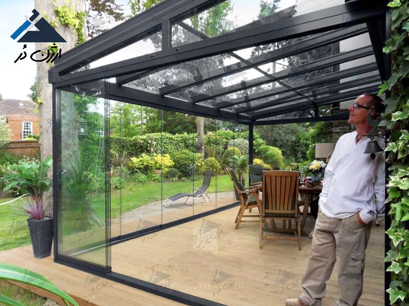 شیشه برای روف گاردن