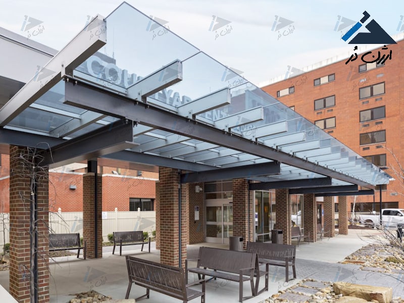 سایبان شیشه ای