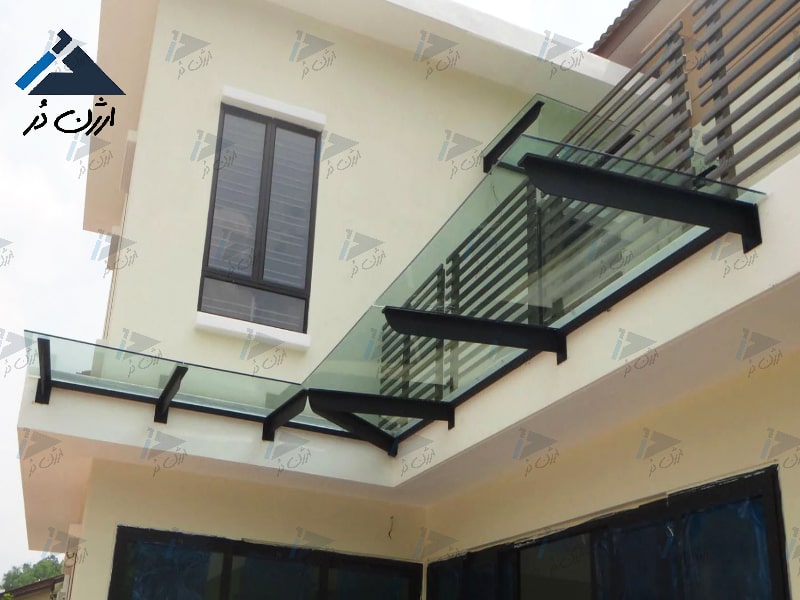 سایبان شیشه ای