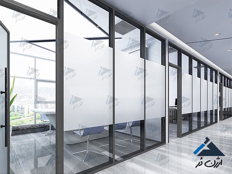 پارتیشن شیشه ای مات پارتیشن شیشه ای مات