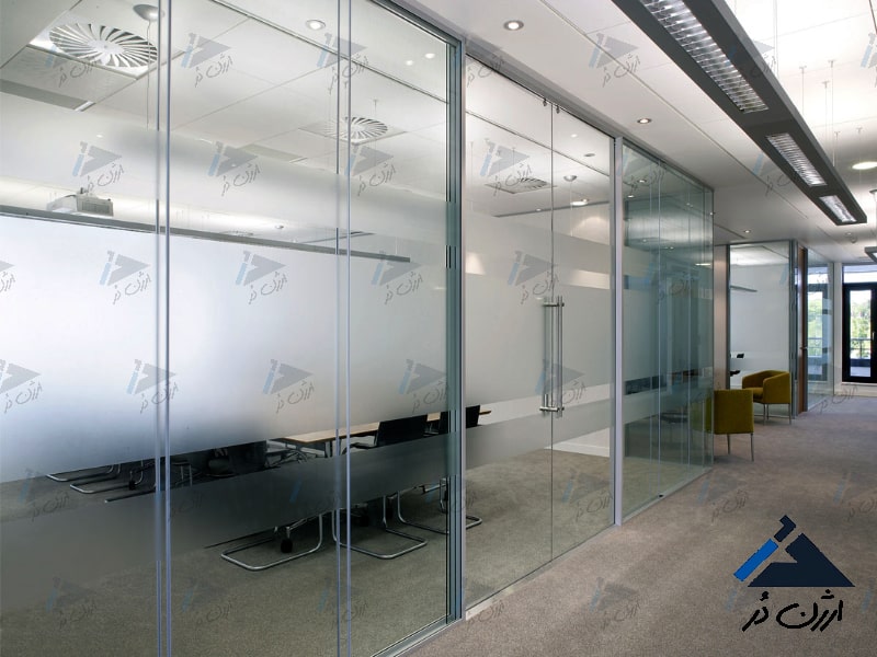 پارتیشن شیشه ای مات پارتیشن شیشه ای مات