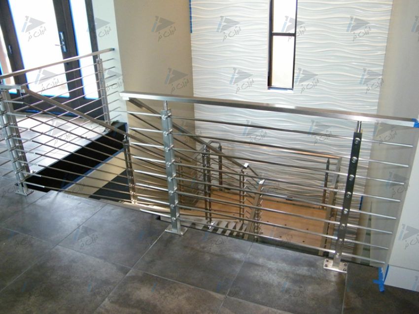 نرده استیل راه پله نرده استیل راه پله