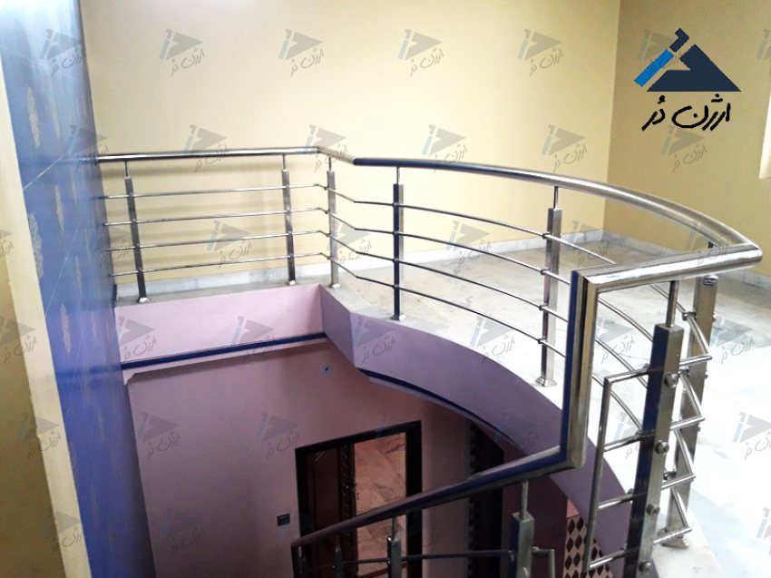 نرده استیل راه پله نرده استیل راه پله