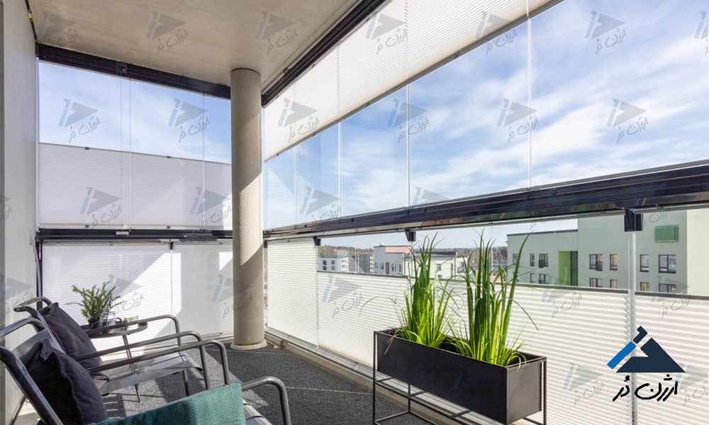 بالکن شیشه ای شیشه بالکن