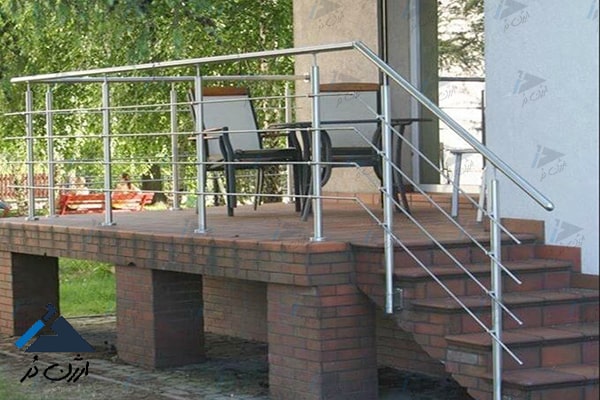 ابعاد نرده استیل بالکن