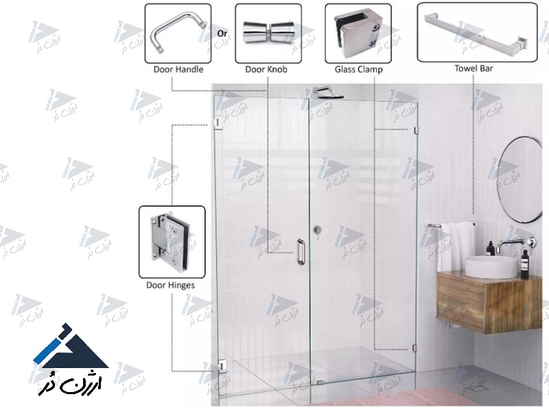 یراقآلات درب شیشه ای سرویس بهداشتی یراقآلات درب شیشه ای سرویس بهداشتی