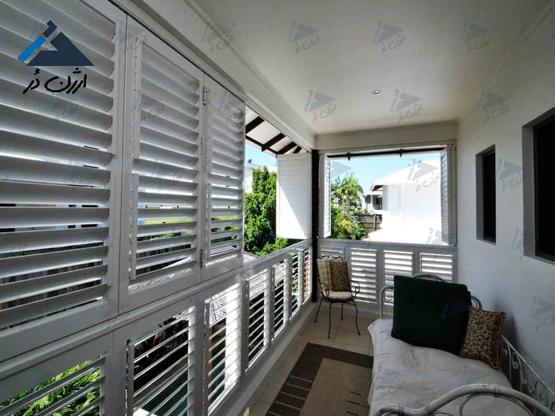 پوشاندن دید تراس و بالکن