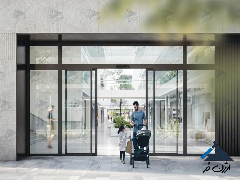 فریم آلومینیوم درب اتوماتیک فریم آلومینیوم درب اتوماتیک