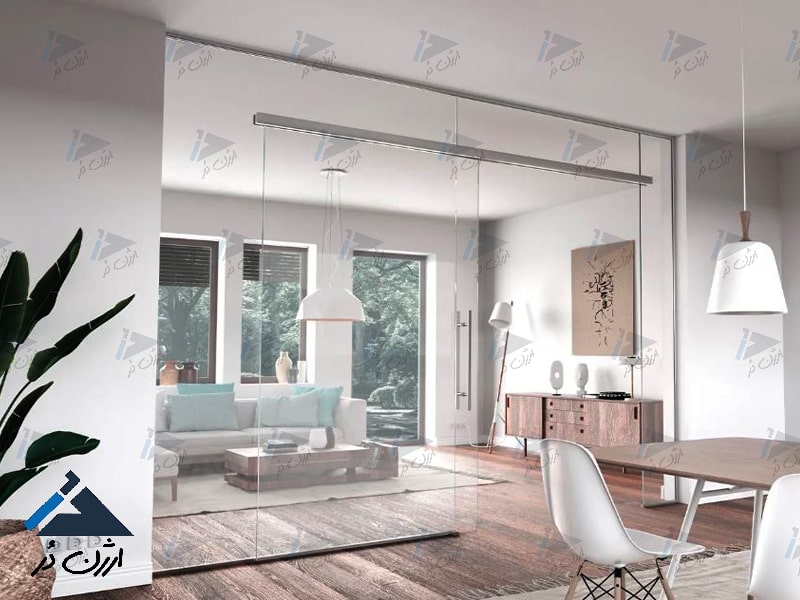 درب شیشه ای دستی