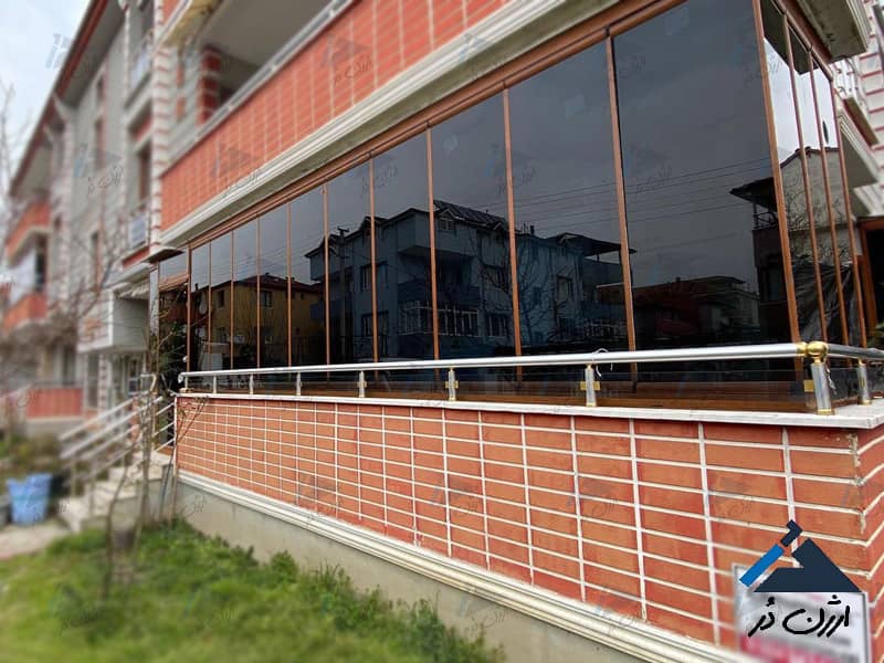 فیلم نصب شیشه بالکن