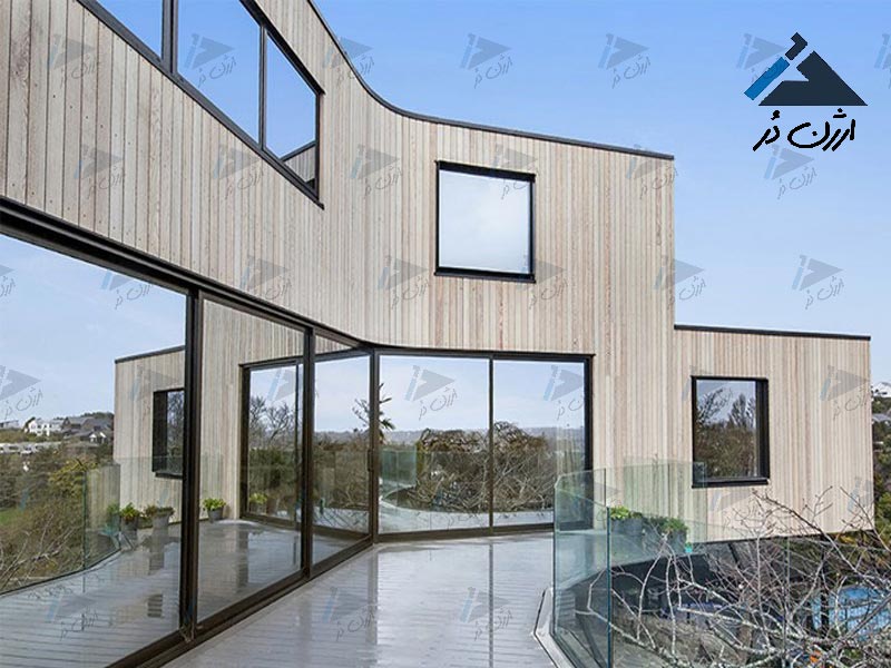 شیشه ساختمان