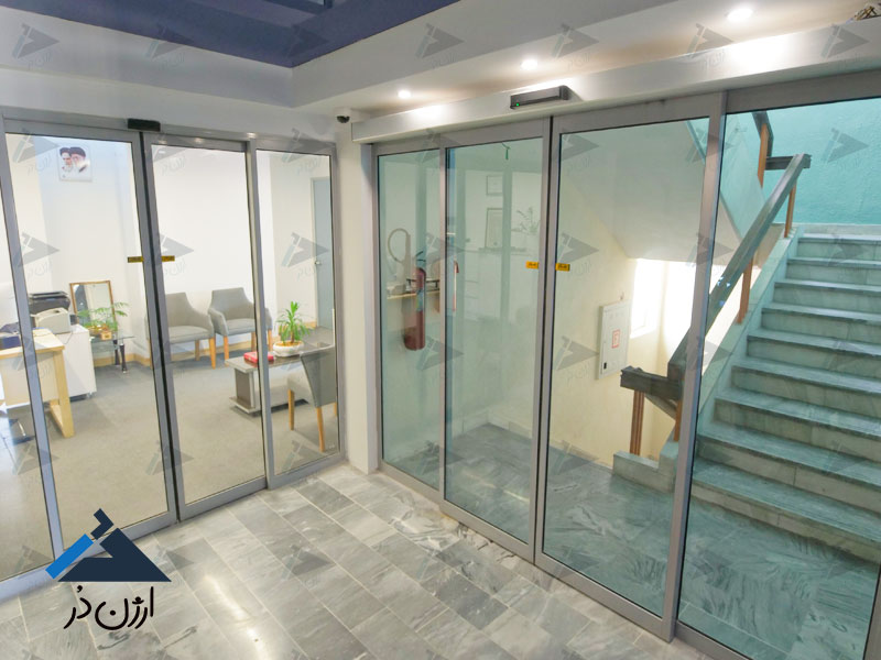 درب برقی شیشه ای درب اتوماتیک شیشه ای