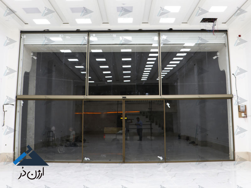 درب برقی شیشه ای درب اتوماتیک شیشه ای