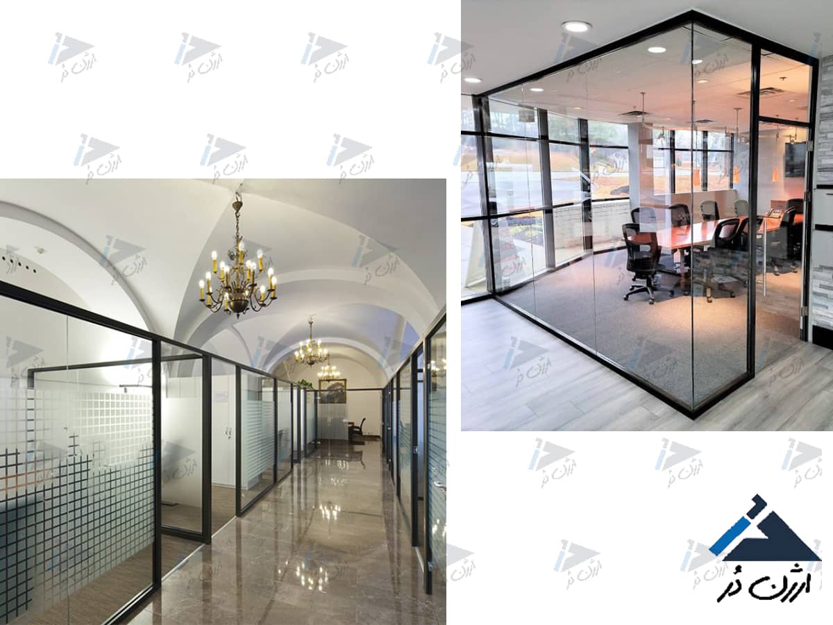 دکوراسیون اداری با شیشه