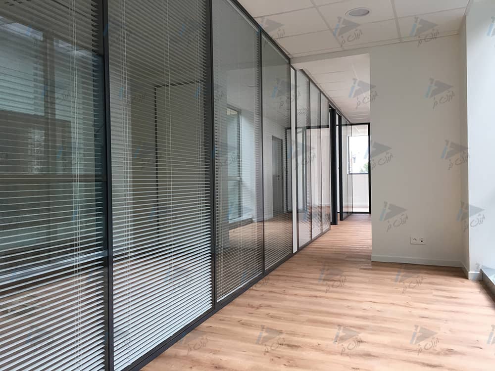 پارتیشن شیشه‌ای دوجداره